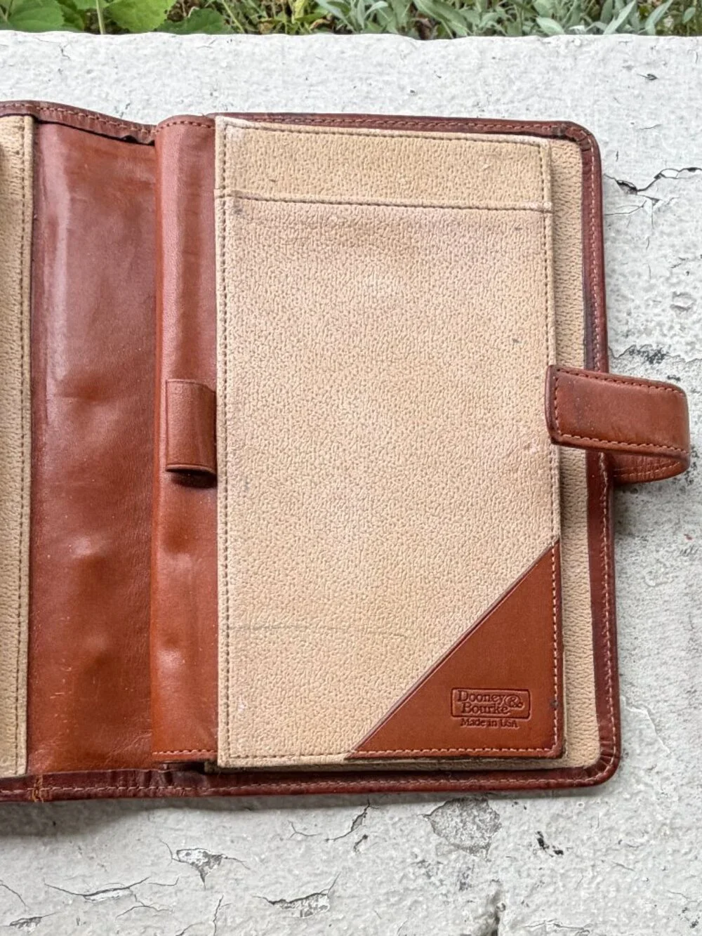 Dooney & Bourke Vintage USA 90s Travelers Organizer Planner Journal Notebook